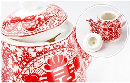 ערכת תה תה [סגנון סיני] [קרמיקה יצירתית] סט תה חתונה לתה חתונה ב-ב